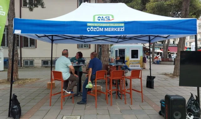 Ordu'da Çözüm Merkezi vatandaşlarla buluşuyor