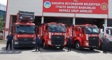 Sakarya İtfaiye Teşkilatı'nın yeni güçleri