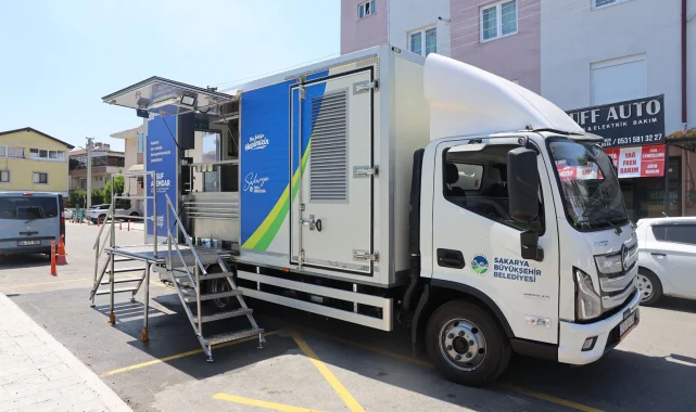 Sakarya'nın mobil ikram aracı hizmete hazır