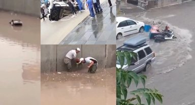 Sel Ankara'yı yuttu! Batçıklar kapandı, araçlar suya gömüldü