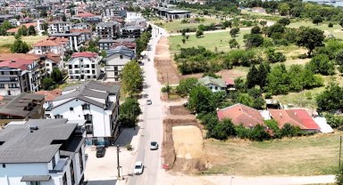 Selahattin Eyyubi Caddesi'nde 2. etapta sona doğru