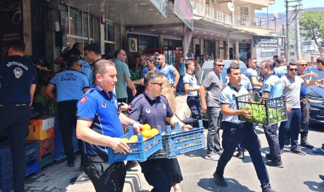 Sokak işgaline şok denetim! Zabıta affetmedi