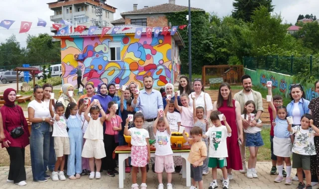 Trabzon'da Çilekli Düşler Köyü'nde Ebeveyn-Çocuk atölyesi başladı