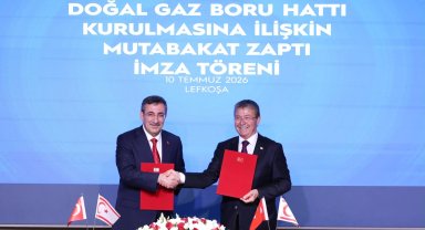 Türkiye ile KKTC arasında doğal gaz boru hattı için tarihi adım