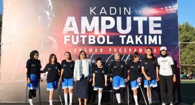 Türkiye'nin ilk kadın Ampute takımı gazi şehirde