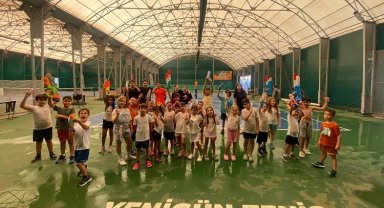 Yenigün Tenis Akademisi'nde Yaz Okulu keyfi