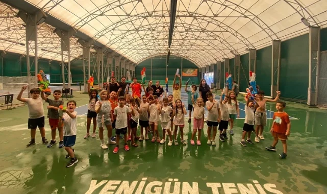Yenigün Tenis Akademisi'nde Yaz Okulu keyfi