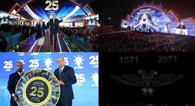 AK Parti 25 yaşında! Görsel şovlar tarihe damga vurdu