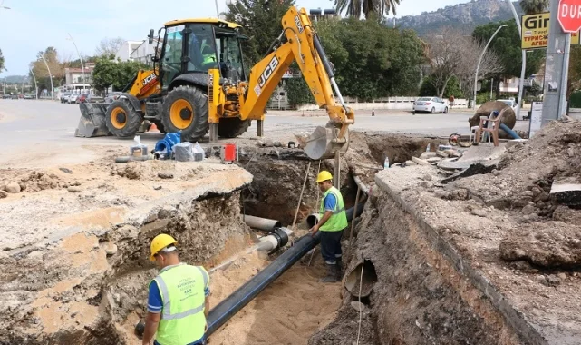 Antalya Kemer'in kanalizasyon altyapısı yenileniyor