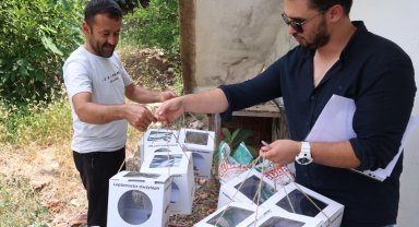 Antalya'da 800 dekar araziye faydalı böcek desteği