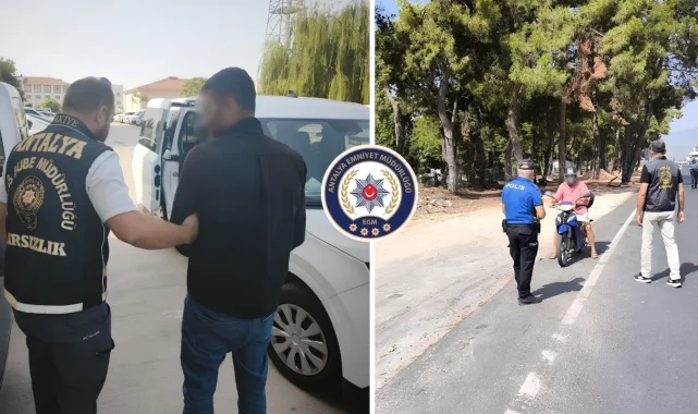 Antalya'da son bir haftada 275 kişi tutuklandı