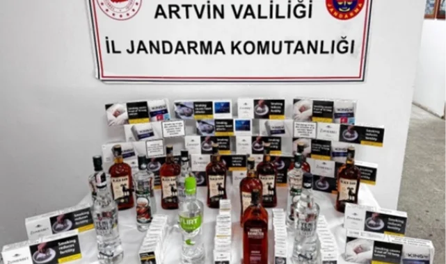 Artvin'de kaçakçılıkla mücadelede 10 gözaltı!