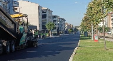 Balıkesir Altıeylül'de Savaştepe Caddesi modern yüzüne kavuştu