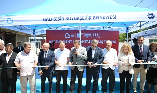 Balıkesir'de Kepsut'a Kent Lokantası ve altyapı desteği