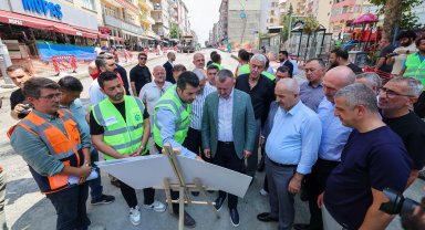 Başkan Büyükakın, Gebze'nin kalbindeki yatırımları inceledi