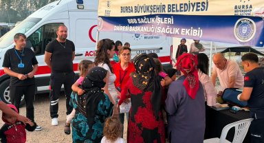 Bursa Büyükşehir'den mevsimlik tarım işçilerine destek