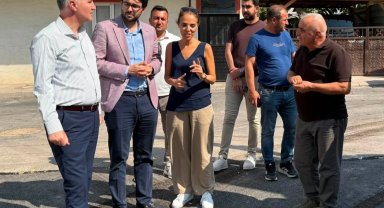 Bursa İnegöl'de Başkan Taban çalışmaları yerinde inceledi