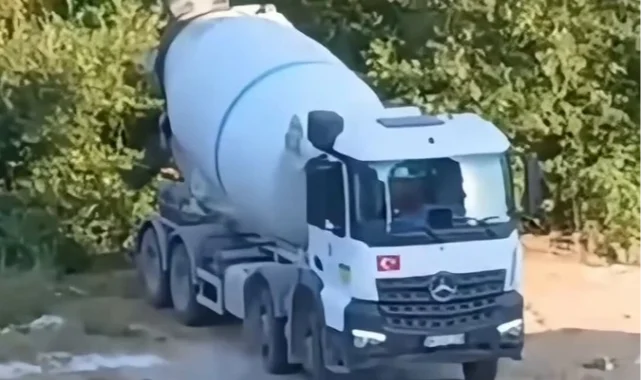 Bursa Nilüfer'de beton mikserinden kamu alanına döküme 150 bin TL ceza