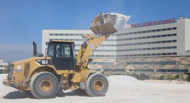 Bursa Şehir Hastanesi'nin iç yollarına Büyükşehir eli