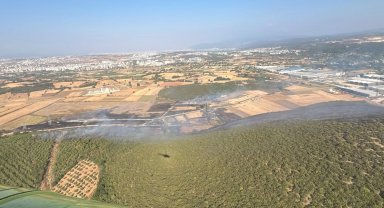 Bursa'daki yangının enerjisi düşürüldü
