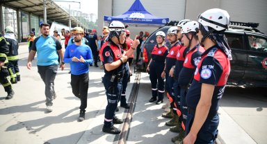 ÇAK-TİM'den başarılı tren kazası tatbikatı