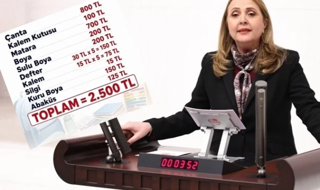 CHP'li Semra Dinçer'den okula dönüş eleştirisi... KDV sıfırlansın çağrısı