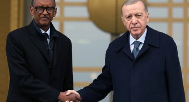 Cumhurbaşkanı Erdoğan ile Kagame ile görüştü