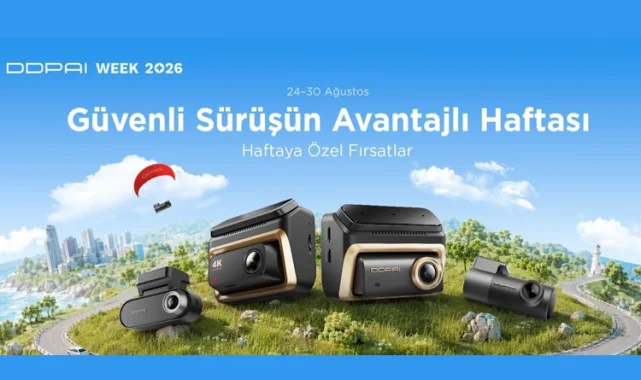 DDPAI Week ilk kez Türkiye'de başlıyor: Akıllı araç kameralarında özel indirimler ve hediyeler