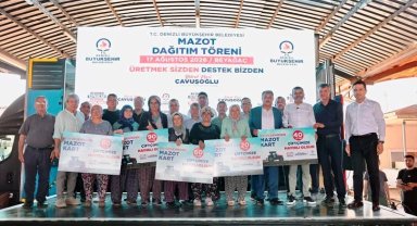 Denizli'de üreticiye mazot desteği