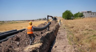 Diyarbakır Bağıvar'a 3 kilometrelik yeni kanalizasyon hattı