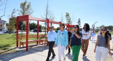 Eskişehir Gündoğdu'da yeşil alan çalışması