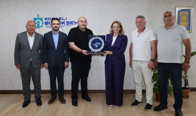 Gürcistan Kutaisi heyetinden Kocaeli Büyükşehir'e ziyaret