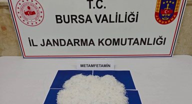 Gürsu'da uyuşturucu operasyonu... İş yerinden 1,9 kilogram metamfetamin çıktı