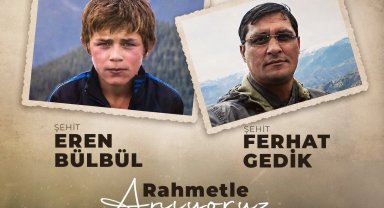 İçişleri, Eren Bülbül ve Ferhat Gedik şehadetlerinin 9. yılında unutmadı