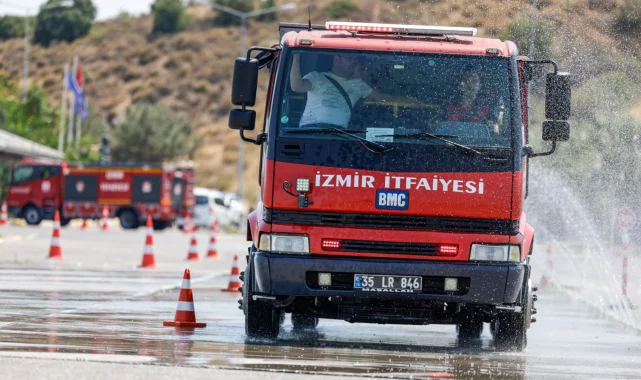 İtfaiyecilere zorlu eğitim!