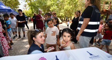 İzmir Bayraklı Karagöl'de sosyal dayanışma pikniği