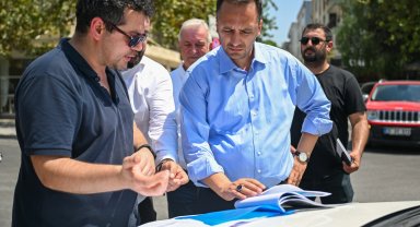 İzmir Bornova'nın merkezinde estetik dönüşüm başladı