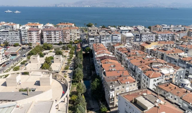 İzmir Körfezi'ne açılan Poligon Deresi'nde dip temizliği