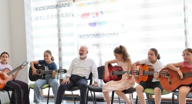 Kayseri Kocasinan'da çocuklar öğrenirken eğleniyor