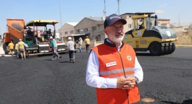 Kayseri Kocasinan'dan sanayi sitelere nefes aldıracak yol hamlesi