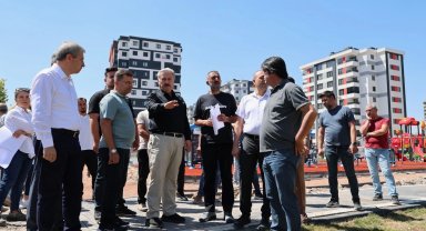 Kayseri Melikgazi şantiye alanına döndü