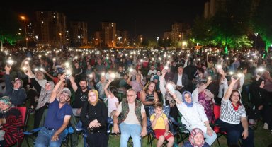 Kayseri Melikgazi'de müzik dolu bir gece