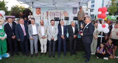 Kayseri Melikgazi'nin şenliğinde çocuklar doyasıyla eğlendi
