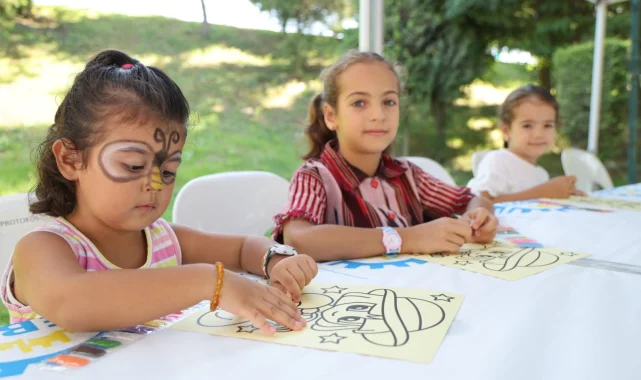 Kocaeli Gebze'de "Atölyem Parkta" çocuklarla buluştu