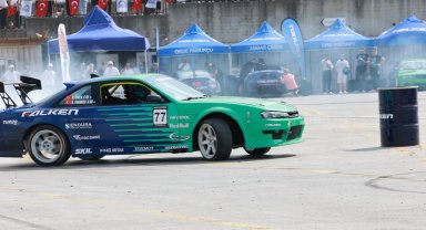 Kocaeli Gebze'de drift heyecanı
