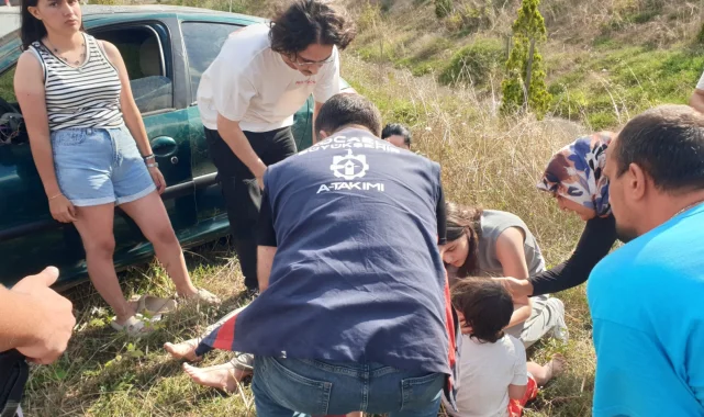 Kocaeli'de anne ve üç çocuğun yardımına A Takımı yetişti