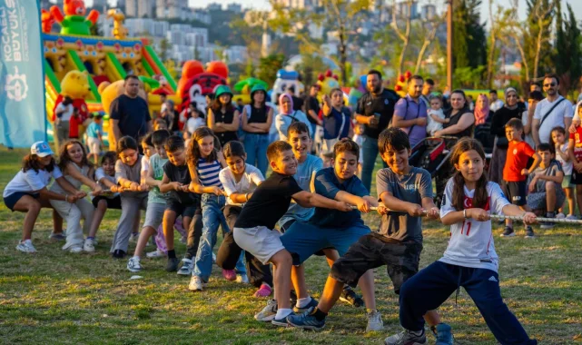 Kocaeli'de 'Çık Dışarıya Oynayalım' ile 70 bin çocuğa ulaşıldı