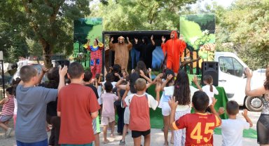 Kocaeli'de çocuklar tatilin tadını eğlenceyle çıkardı