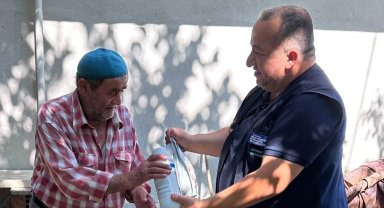 Kocaeli'de dolu mağduru üreticiye destek