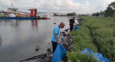 Kocaeli'nin kıyı şeritleri 10 ton atıktan arındırıldı